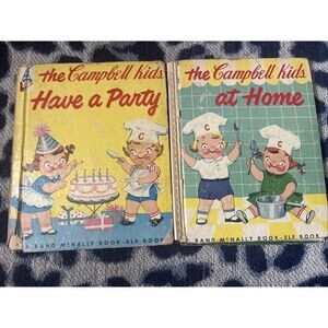 Campbell's Soup Collectible Books 1954 The Campbell Kids At Home & Have a Party